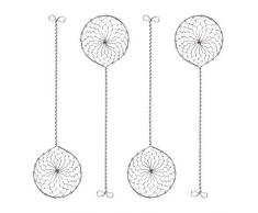 GWHOLE 4 Stück Fondue Sieb Set Siebchen aus Edelstahl