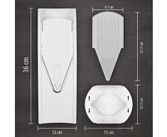 Börner V1 Gurkenhobel Starter Set weiß, Tomatenschneider Gemüsehobel Gemüseschneider Kartoffelschneider Krauthobel Rohkostschneider Küchenreibe