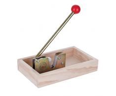 Nussknacker für Walnüsse, Nusszange, Nutcracker, Retro Design-Nussknacker aus Holz, kraftsparend Nüsse öffnen Werkzeug, Hebel, Metall
