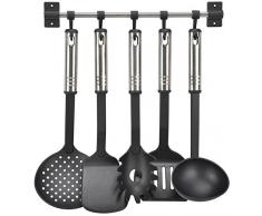 SIDCO ® Küchenhelfer Set Hänge Leiste Küchen Wand Utensilien Koch Besteck Kochbesteck