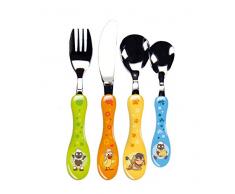 Trötsch Unser Sandmännchen Besteckset Pitti: Sandmann Pittiplatsch Kindergeschirr Kinderbesteck Besteck für Kinder