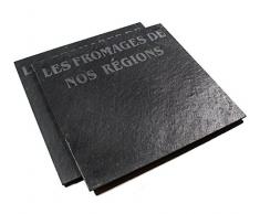 2er Set quadratische Schieferplatten 25 x 25 cm, hochwertig verarbeitet. Tischsets aus Schiefer mit Schriftzug. Serviertablett, Schiefertablett, Platzteller, Untersetzer, Platzmatten, Tischmatten