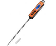 ThermoPro TP01S Digitale Bratenthermometer Fleischthermometer Grillthermometer Küchenthermometer Haushaltsthermometer sofort lesbar mit Langer Sonde für Braten, Grill, BBQ Smoker usw.