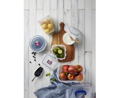 Lock & Lock HPL823 Frischhaltebox, quadratisch, 870 ml, 6 Stück