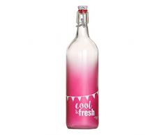 Flirt by R&B Glas-Serie Cool Summer Größe Flasche 1 Liter rot Cool Summer