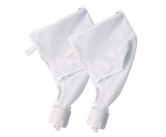 dedepeng Pool Reinigungsset Pool Staubsaugerfilterbeutel All Purpose Saug-Maschine Reißverschluss-Beutel Ersatz-Zubehör 2ST Pool Reinigung Tasche Pool-Filter