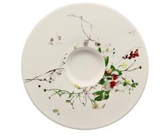 Rosenthal Brillance Sauvages Untertasse für hohe Kaffeetasse, Knochenporzellan, Mehrfarbig, 15 cm