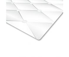 Glas-Schneidebrett mit Motiv im White Sofa-Design, Grösse 20x28,5cm