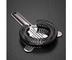 szkn Edelstahl Cocktail Shaker Bar Eissieb Getränk Barkeeper Bar Zubehör One Schwarz