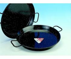 La Ideal Paella Pfanne Stahl emailliert, schwarz, 60Â cm