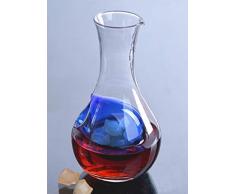 XCVB Glas Weinkaraffe Weinbelüfter Behälter Weinkrug Frischhalten Weinkaraffe Cocktail Champagner Kühlwerkzeuge 450 ml, 1 stück