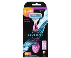 Wilkinson Sword Hydro Silk Damen Rasierer Starterset mit 2 Rasierklingen, 1 St