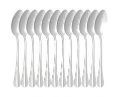 Gastro Spirit - 36-er Set ESS-Löffel/Suppen-Löffel - Silber, 20 cm (L), Chromstahl, Spülmaschinenfest - 3 Setgrößen (12/24/36), weiteres Besteck aus der Serie Paris erhältlich