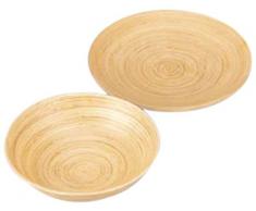 Kesper 63030 Obst-/Gebäckschale 30cm Bambus hell