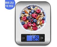 IceFrog Küchenwaage Digital Digitalwaage Digitale Küchenwaage Professionelle Waage Electronische küchenwage, Haushaltswaage mit LCD Display-wunderbare Präzision auf bis zu 5g - 10kg Maximalgewicht