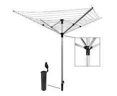 Haushalt International Wäschespinne aus Aluminium