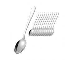 Esmeyer 156-120 12-teiliges Kaffeelöffel-Set Modell Sylvia, 18/0 Edelstahl, poliert - der günstige Topseller seit 25 Jahren!