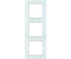 Jung Rahmen Glas 3fach Serie A Creation Mattweiß, 1 Stück, AC 583 GL WMT