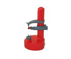 CPDZ Schnelles Peeling Älteres Fruchtmesser Multifunktions-Frucht-Apfel-Schälmaschine Familienküche Krankenhaus Elektrischer Peeler Red
