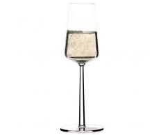 Iittala Essence 4 Champagnergläser, Glas, Transparent, 8.2 x 8.2 x 23 cm