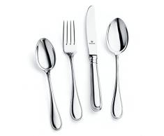Wilkens & Söhne - Kinderbesteckset Schwedischer Faden - 4 teilig, Edelstahl, Spülmaschinengeeignet