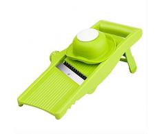 BBONLIHR Gemüsehobel Rostfreiem Stahl Gemüseschneider Gemüsereibe Abnehmbar, Kartoffelschneider Manuelle Essen Slicer Obstschneider Käse Cutter, Hobeln Raspeln Stifteln Scheibenschneiden