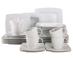 CreaTable 12209, Serie Victoria weiß, Geschirrset Kombiservice 30 teilig