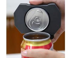 Ttkgyoe Dosenöffner Bar Tool, Safe Cut Dosenöffner, manueller Dosenöffner mit glatter Kante, tragbar, ohne scharfe Kanten, Edelstahl in Lebensmittelqualität, für 8-19 Unzen Getränkedosen