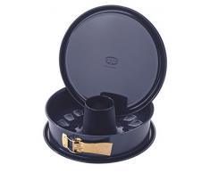 Dr. Oetker Springform Ø 26 cm mit 2 Böden, Backform der Serie Back-Liebe Emaille mit schnitt- & kratzfestem Emaille-Boden, runde Kuchenform mit antihaftbeschichtetem Ring, Menge: 1 Stück