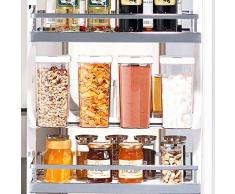 Vorratsdosen Set für Hochschrank Apothekerauszug Apothekerschrank DISPENSA/Zubehör für Nobilia Apothekerschränke von SO-TECH®