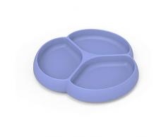 Silikon-Kinderteller - rutschfeste Silikonplatte für Kleinkinder und Kinder - Babyteller mit Saugnapf Geeignet für die meisten Hochstuhlschalen