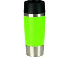 Emsa Isolierbecher Mobil genieÃen 360 ml Quick Press Verschluss Travel Mug -GrÃ¼n (Manschette Limette)