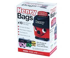 Numatic 604015 Waschmaschinenzubehör Numatic Vacuum Staubsaugerbeutel 604.015 Packung mit 10 F_R Henry Hetty Hoover NVM1CH