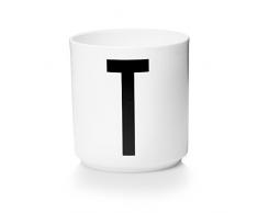 Design Letters Becher - Buchstabentasse - Buchstabe: T - Porzellan - Arne Jacobsen