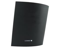 Coninx Viro Messerblock Schwarz | Messerhalter aus Kunststoff für eine organisierte und aufgeräumte Küche | ohne Messer | Messerständer mit Borsten