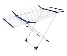 CASASI XL Wäscheständer Eflex Ultra - mehrfach ausziehbar und klappbar mit Rollen