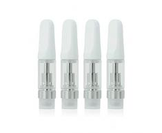 100PCS CBD öl Zerstäuber AVELL TH210 510 faden 1ml mehrweg CBD panzer Thick Oil Vape-Patrone 510 faden keramische kern Nein Nikotin Keine Flüssigkeit (100 Stück)