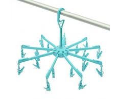 ProPlus 362110 Trockenkarussell mit 20 Wäscheklammern Ø48cm Wäschespinne zusammenklappbar