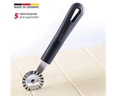 Westmark Teigrad, Gewelltes Schneidrad, Rostfreier Edelstahl/Kunststoff, Rad-Durchmesser: 3,6 cm, Gentle, Schwarz/Silber, 28322270