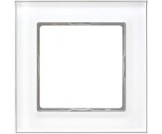 Jung AC 581 GL WW Rahmen Glas 1fach Serie A Creation alpinweiß