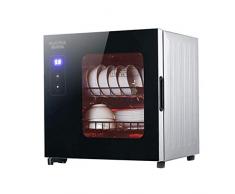 Desinfektions-Kabinett LCD-Anzeigen-Haushalts-Kleiner Tischplatten-Stehender Geschirr-Tee-Schalen-Geschirr-Miniedelstahl-Schrank, 43 * 36 * 44.5cm