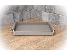 Design Tablett aus Vinyl (Grau geölt) // Serviertablett // Dekotablett