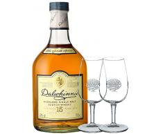 Dalwhinnie 15 Jahre Single Malt Whisky 0,7 Liter+ 2 Classic Malt Whiskygläser