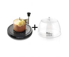 Boska Monaco Käseschaber Set Marmor mit Käseglocke 850520 + 850504