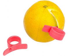 PEARL Apfelsinenschäler: OrangenschälerSuper-Fix im 2er-Set (Orangenschaeler)