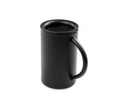 GSI Outdoors Camp Edelstahl 445 ml Henkelbecher mit Deckel, Schwarz, L