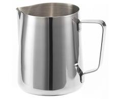 Milchkännchen/Aufschäumkännchen in Edelstahl Inhalt (350 ml - Standardmodell)