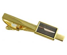 Kochmesser Gold-ton Krawattenklammer Gravur Box