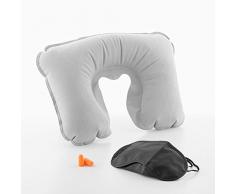 Shop Story – Travel Kit Entspannung oder Survivalmesser Kit für der Reisen ruhigen – Kissen für Cervical + Maske für die Augen blickdicht + Ohrstöpsel