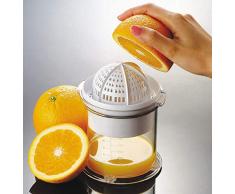 My-Gastro Manuelle Zitruspresse Orangenpresse Liter Orangen Presse Zitronen Saft Entsafter mit Behälter